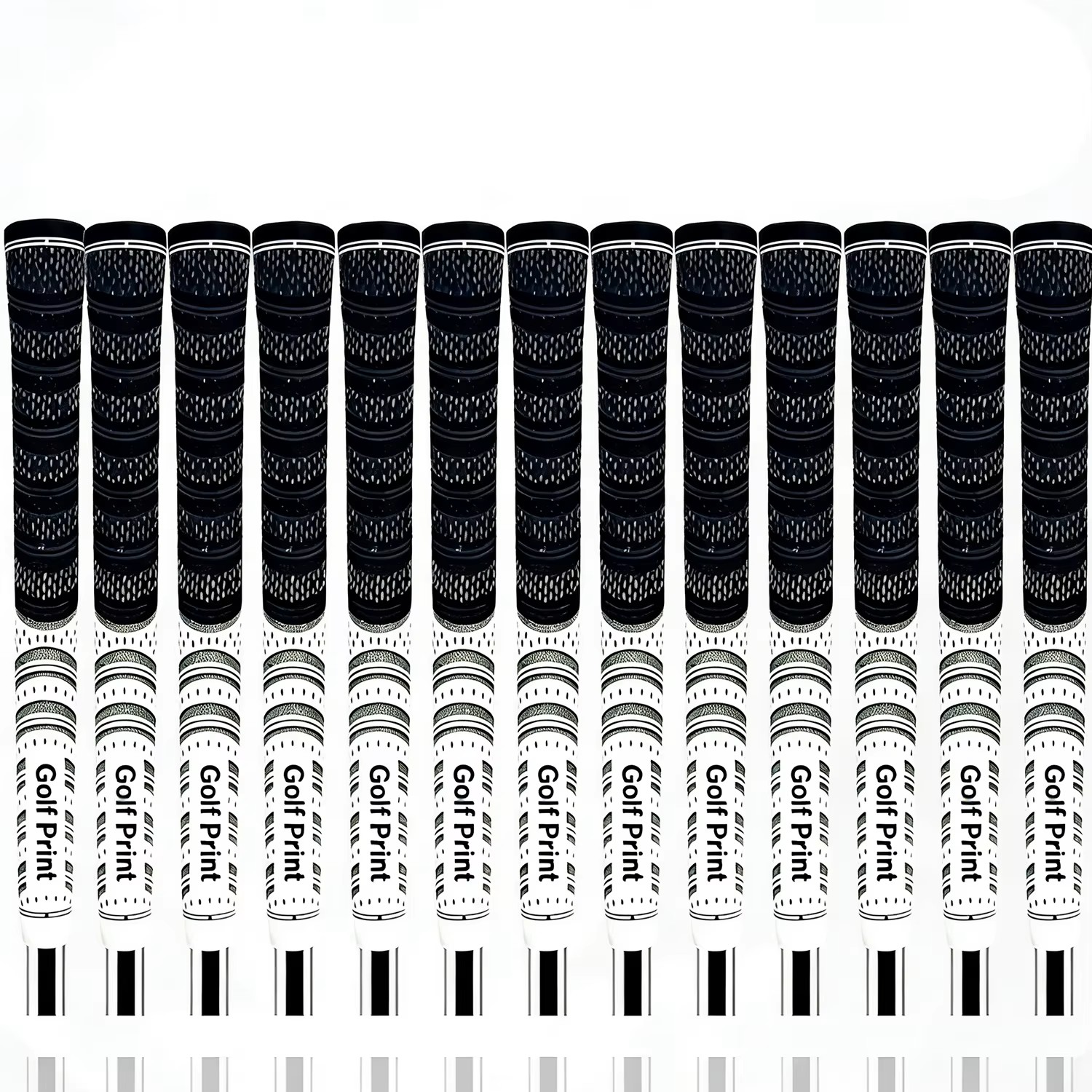 Golf Equipment Kit - golfprint White Golf Irons Grips Set