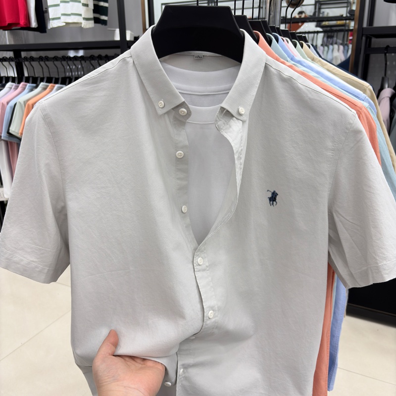 Golf Equipment Rental - High end 100%cotton short sleeve shirt