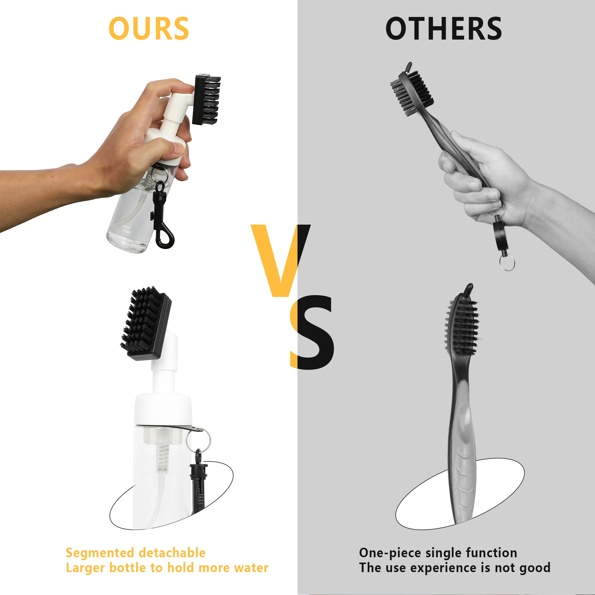 Golf Club Cleaner Brush Spray  – Golf Equipment Rental Bewertung und Preis