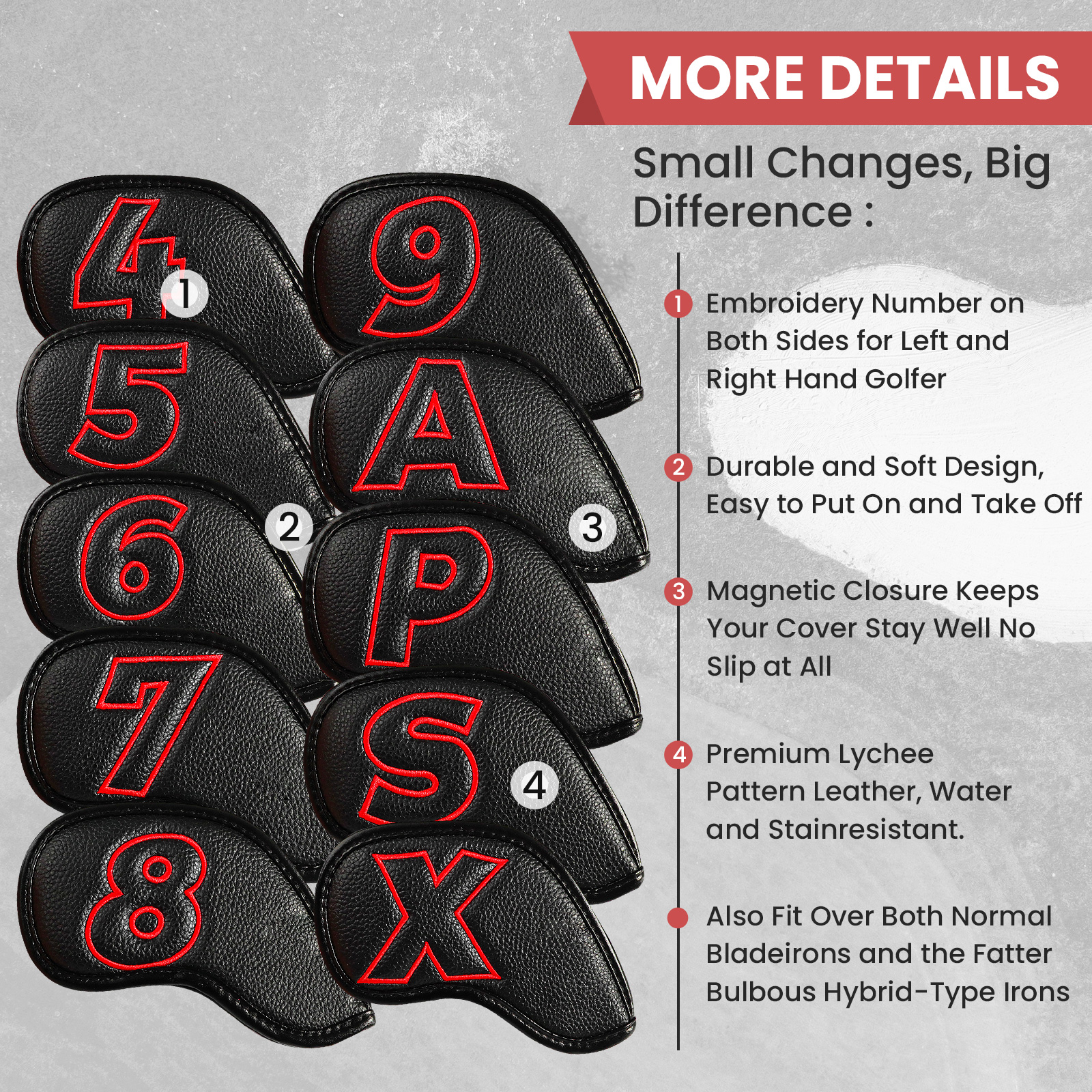 Golf Iron Covers Set Strong Ma – Golf Equipment Kit Bewertung und Preis