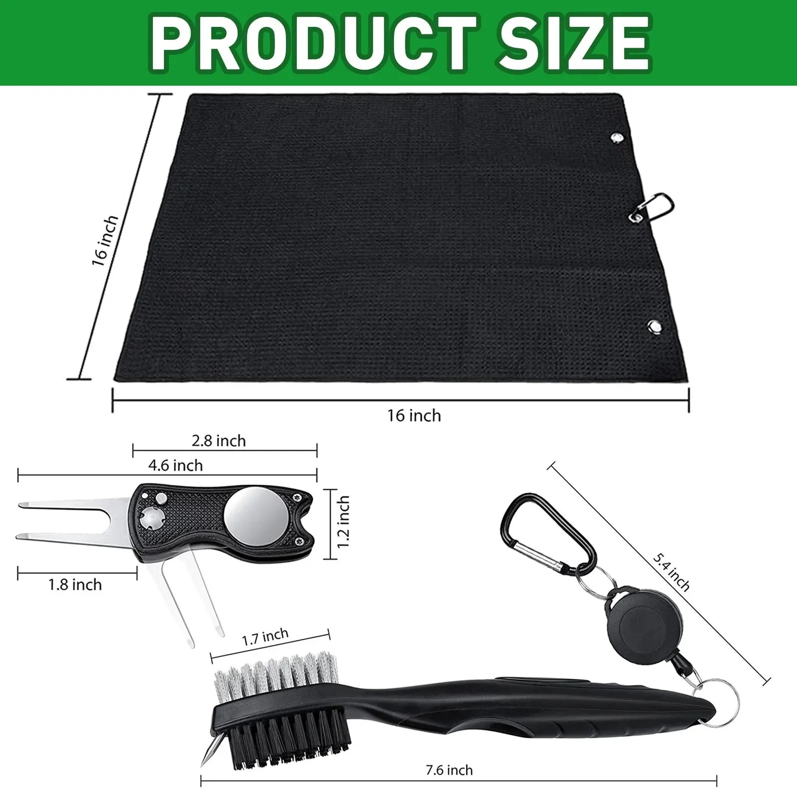 Golf Club Brush and Towel Clea – Golf Equipment Kit Bewertung und Preis