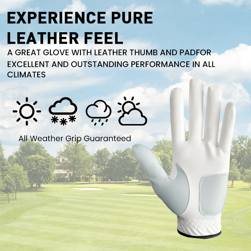 5 Pcs Golf Gloves Men Leather  – Golf Equipment Rental Bewertung und Preis