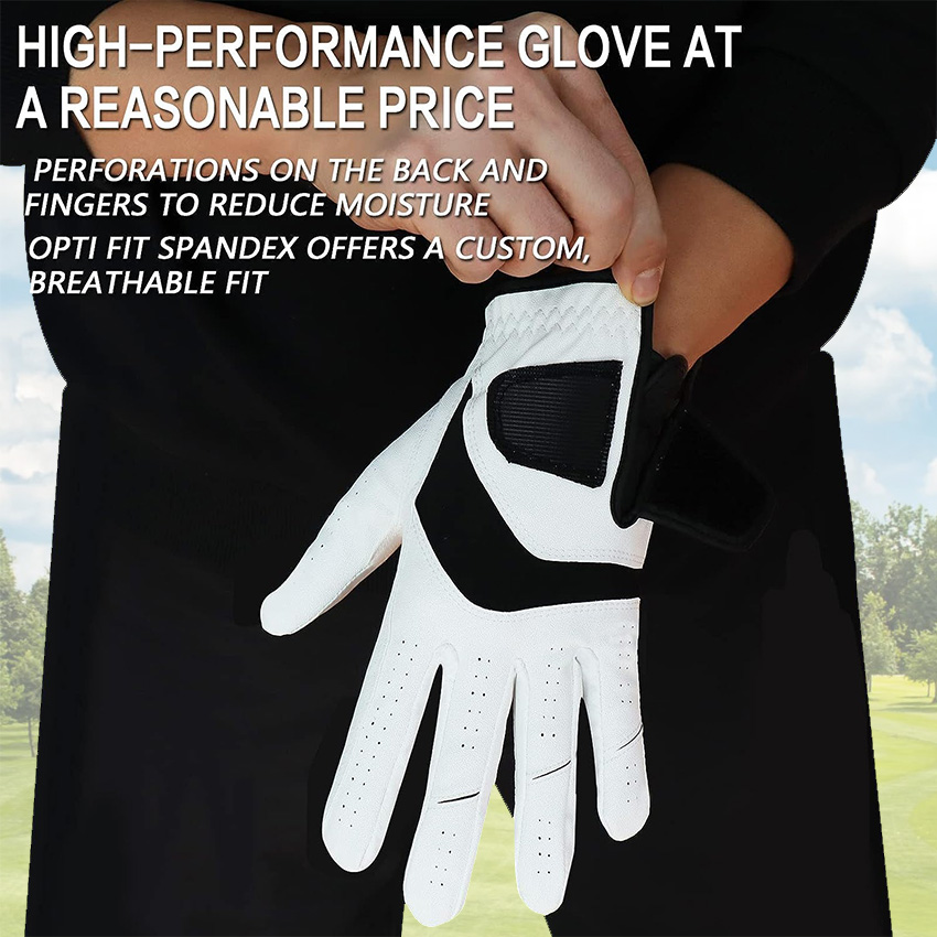 5 Pcs Golf Gloves Men Leather  – Golf Equipment Rental Bewertung und Preis