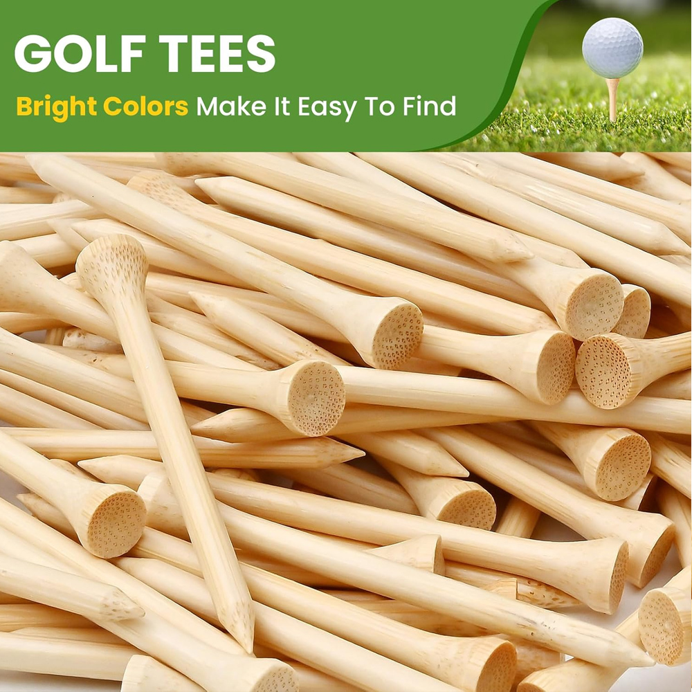 50Pcs/Set Wooden Golf Tee Tees – Golf Equipment Kit Bewertung und Preis